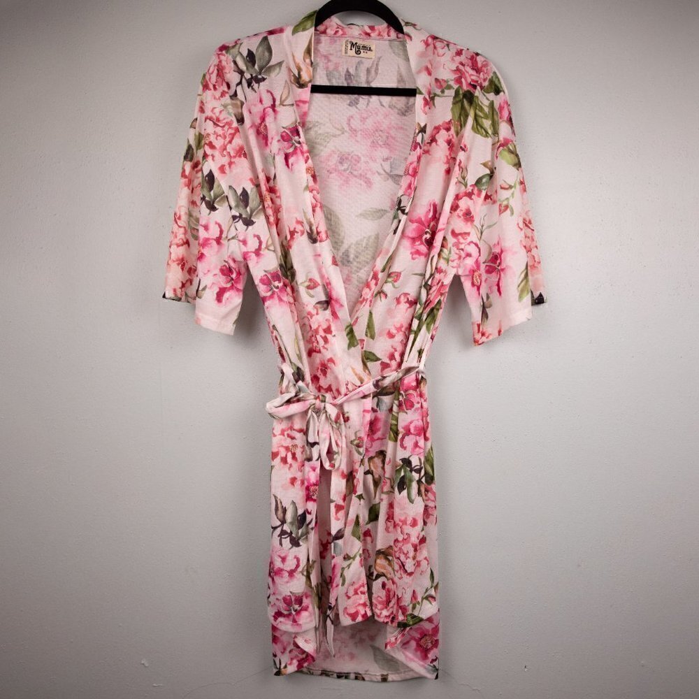 Show Me Your MuMu floral short robe-OS